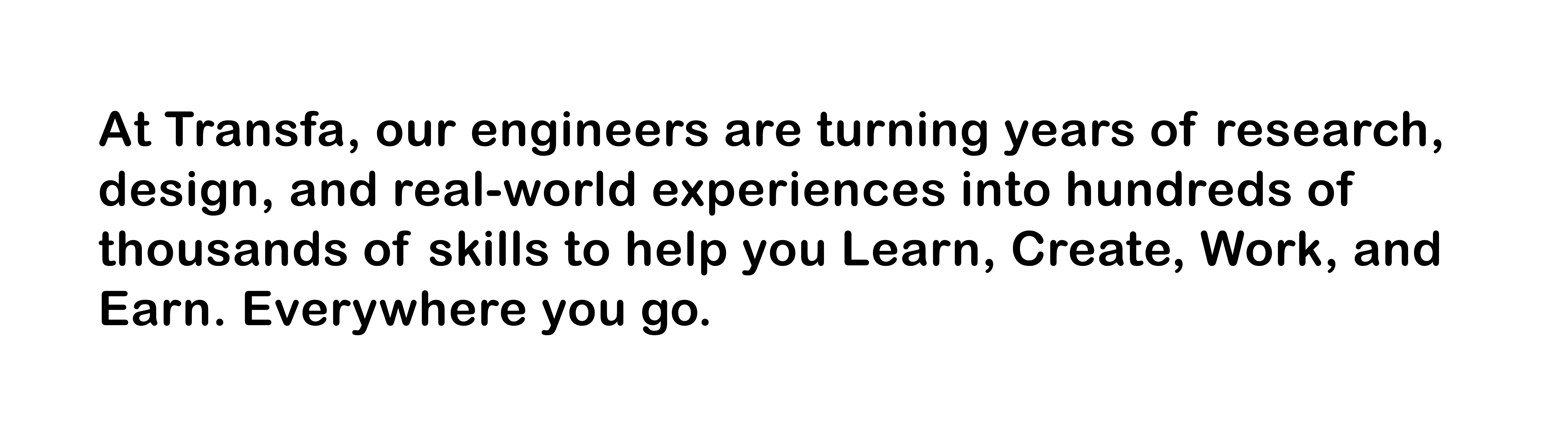 Transfa is educating the future.