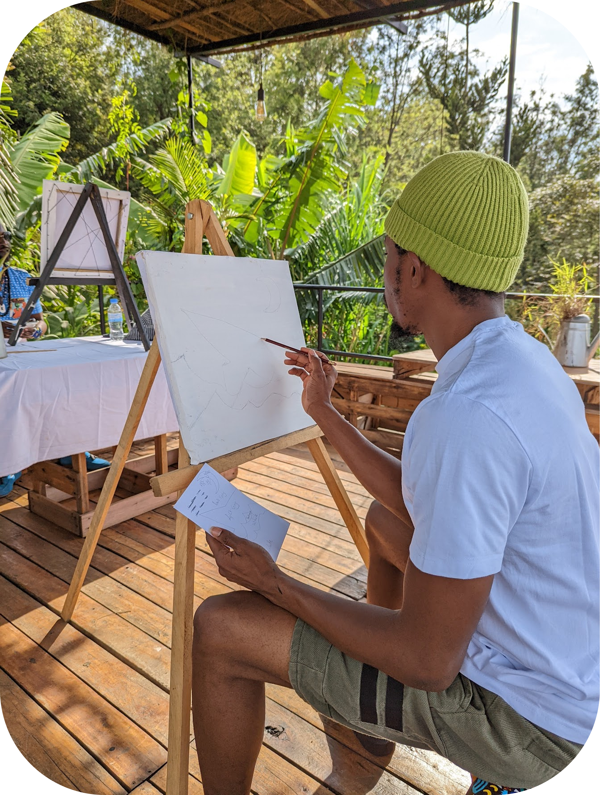 Magic Payma painting in Kigali